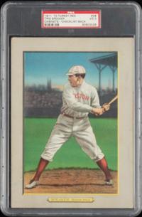 A 1911 T3 Turkey Red Cabinets Tris Speaker Baseball Card (PSA 3 VG) Checklist Back