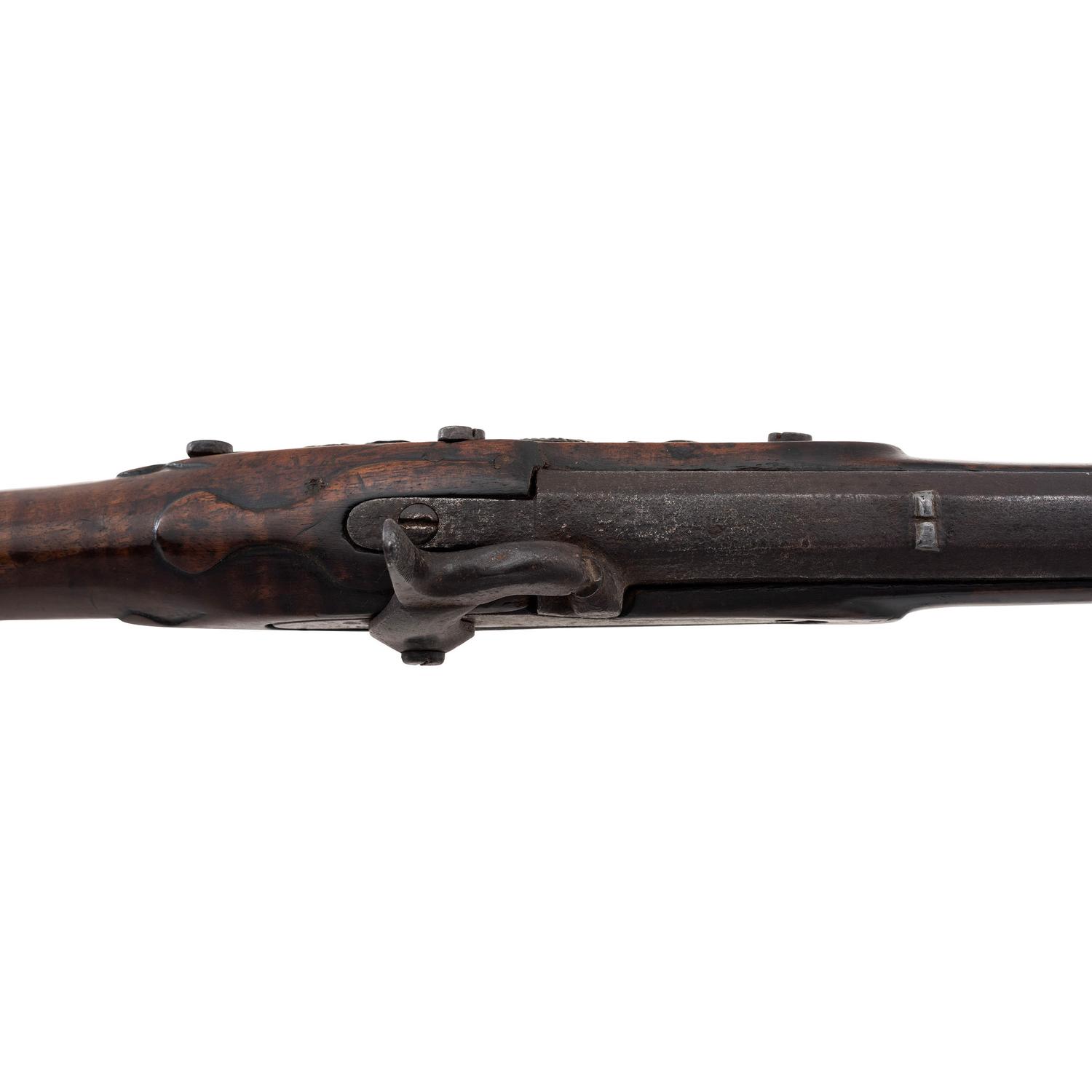 Period Modified Percussion Northwest Trade Gun with Unfinished U.S. Model 1855 Lock
