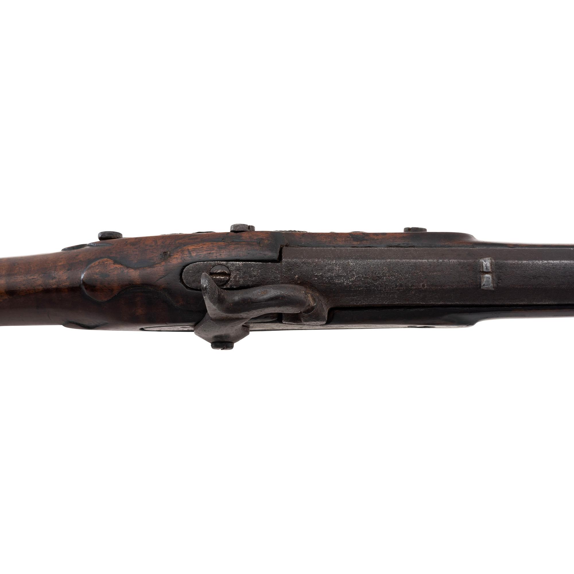 Period Modified Percussion Northwest Trade Gun with Unfinished U.S. Model 1855 Lock