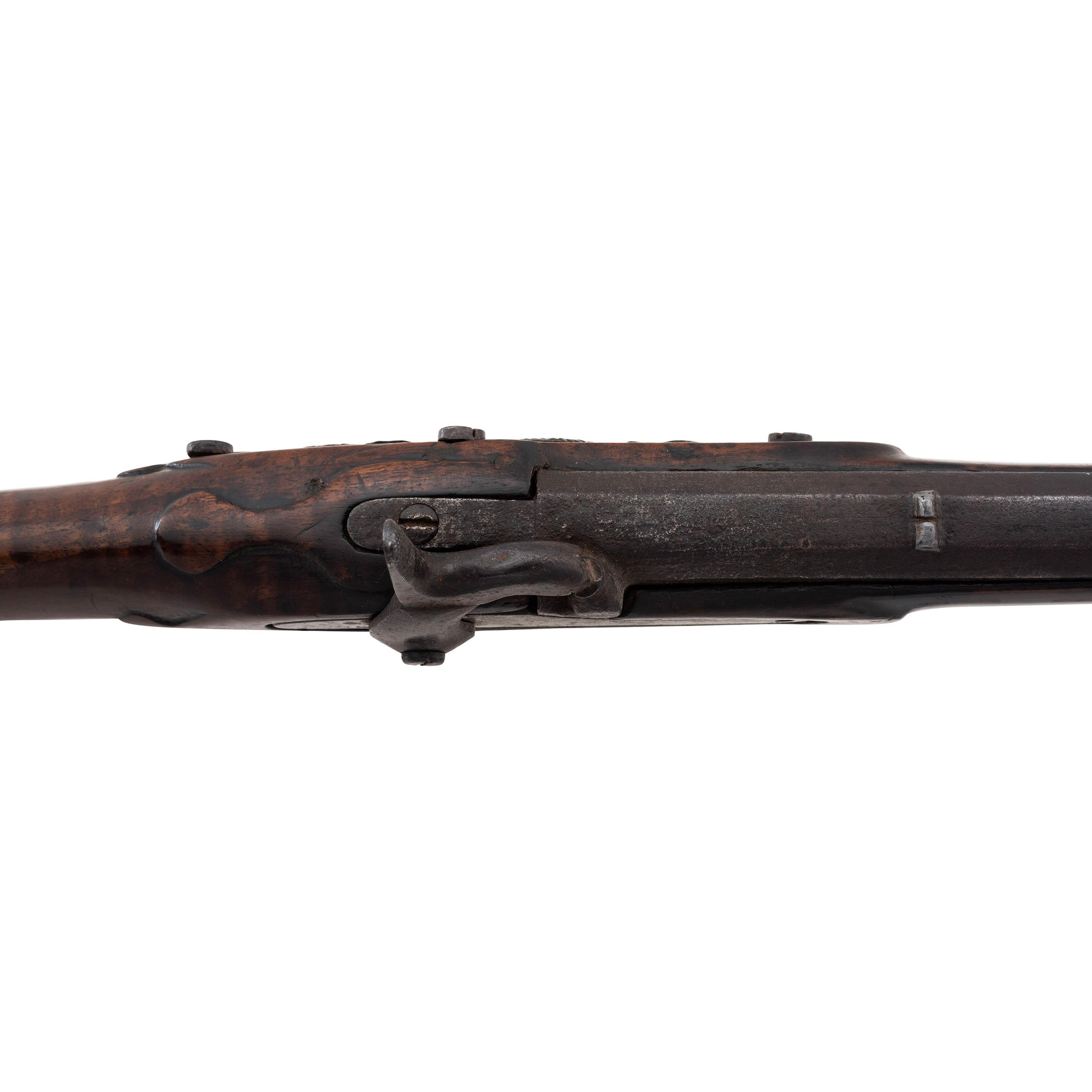 Period Modified Percussion Northwest Trade Gun with Unfinished U.S. Model 1855 Lock