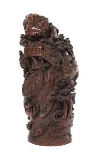 A Bamboo Carving — 19TH CENTURY