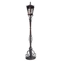 A Pair of Argentine Wrought Iron Torchieres 21" W x 21" D x 117" H — Argentina, Circa 1930