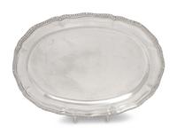 A Mexican Silver Serving Tray
