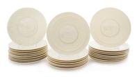 An Assortment of Belleek Christmas Plates Diameter 9 inches. — SIXTH AND SEVENTH GREEN MARKS (1965-1993)