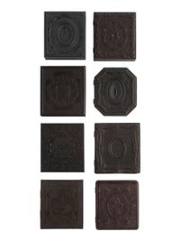 [EARLY PHOTOGRAPHY]. 27 assorted Union cases with floral, geometric, and scroll designs.