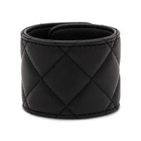Chanel, CC Cuff Bracelet in Quilted Leather