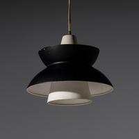 Pair of pendant lamps, model 16534, c. 1956 for Louis Poulsen, Denmark