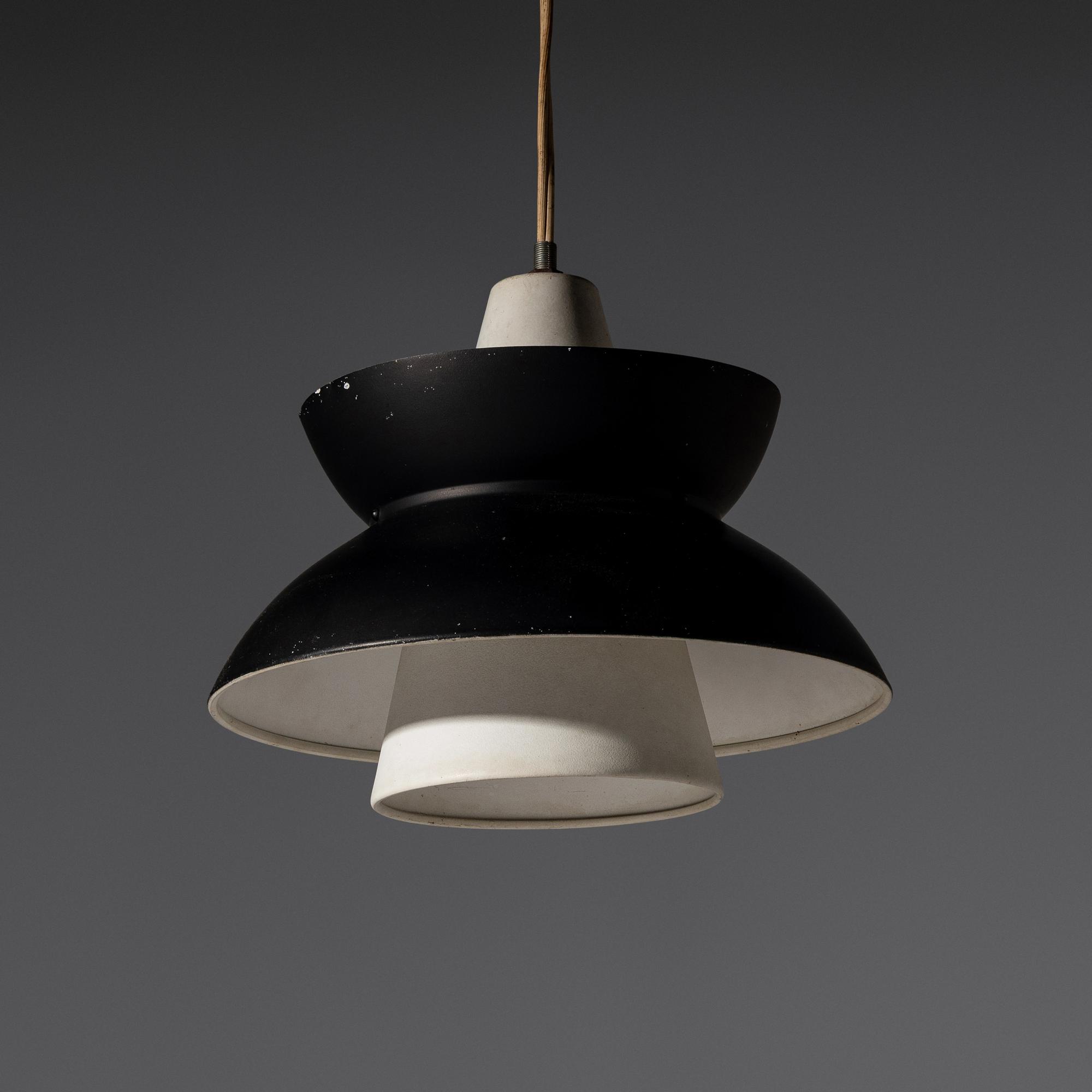 Pair of pendant lamps, model 16534, c. 1956 for Louis Poulsen, Denmark