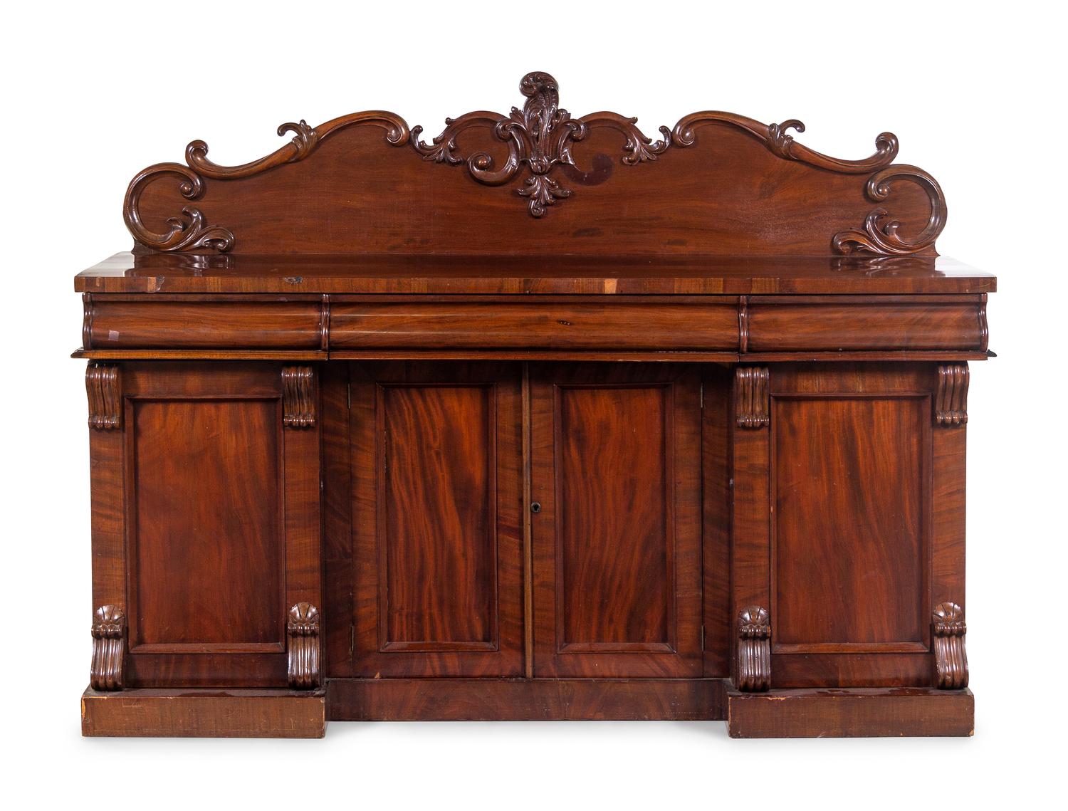 A Classical Mahogany Serving Cabinet
