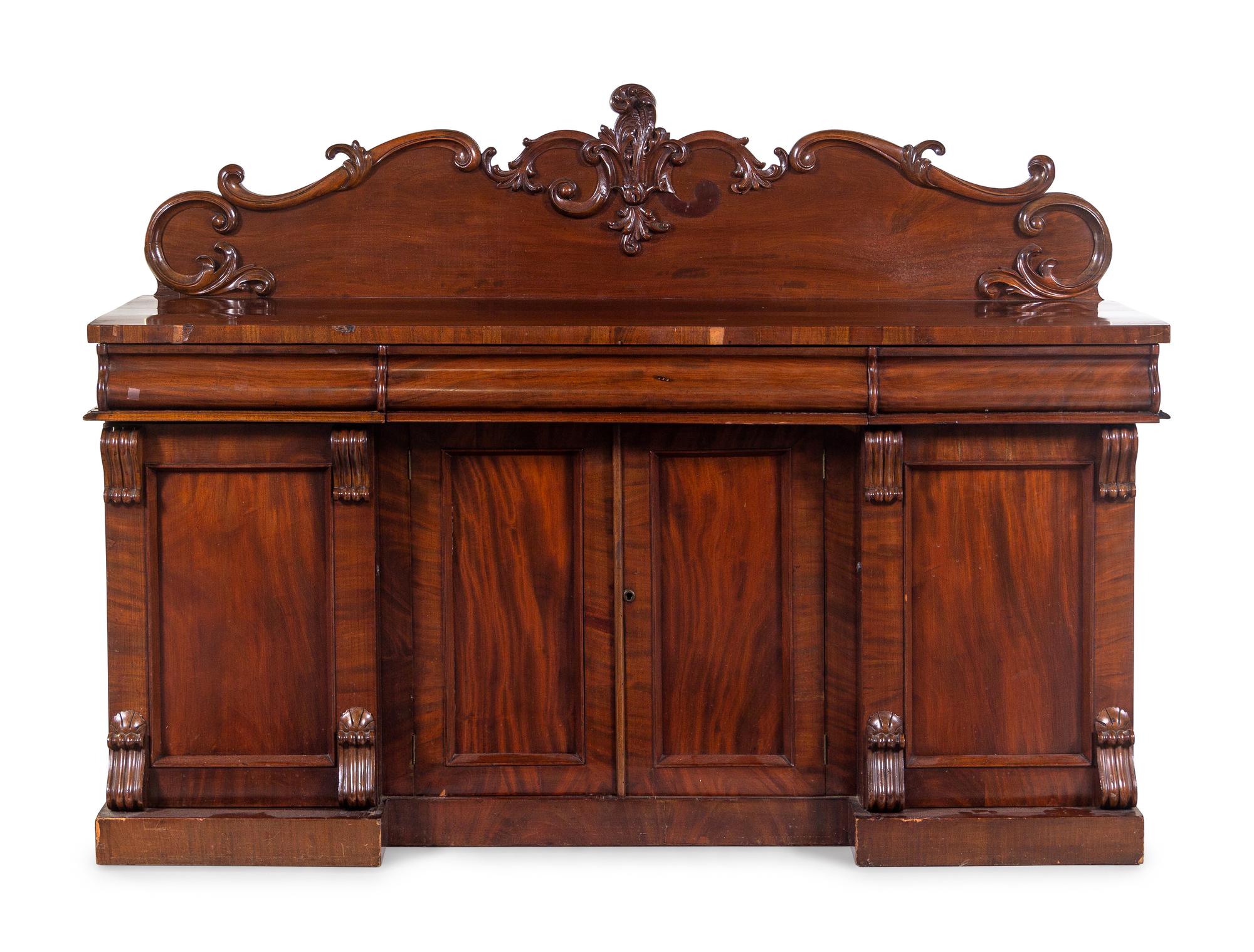 A Classical Mahogany Serving Cabinet