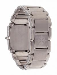 PATEK PHILIPPE, STAINLESS STEEL AND DIAMOND REF. 4910/010 'TWENTY-4' WRISTWATCH