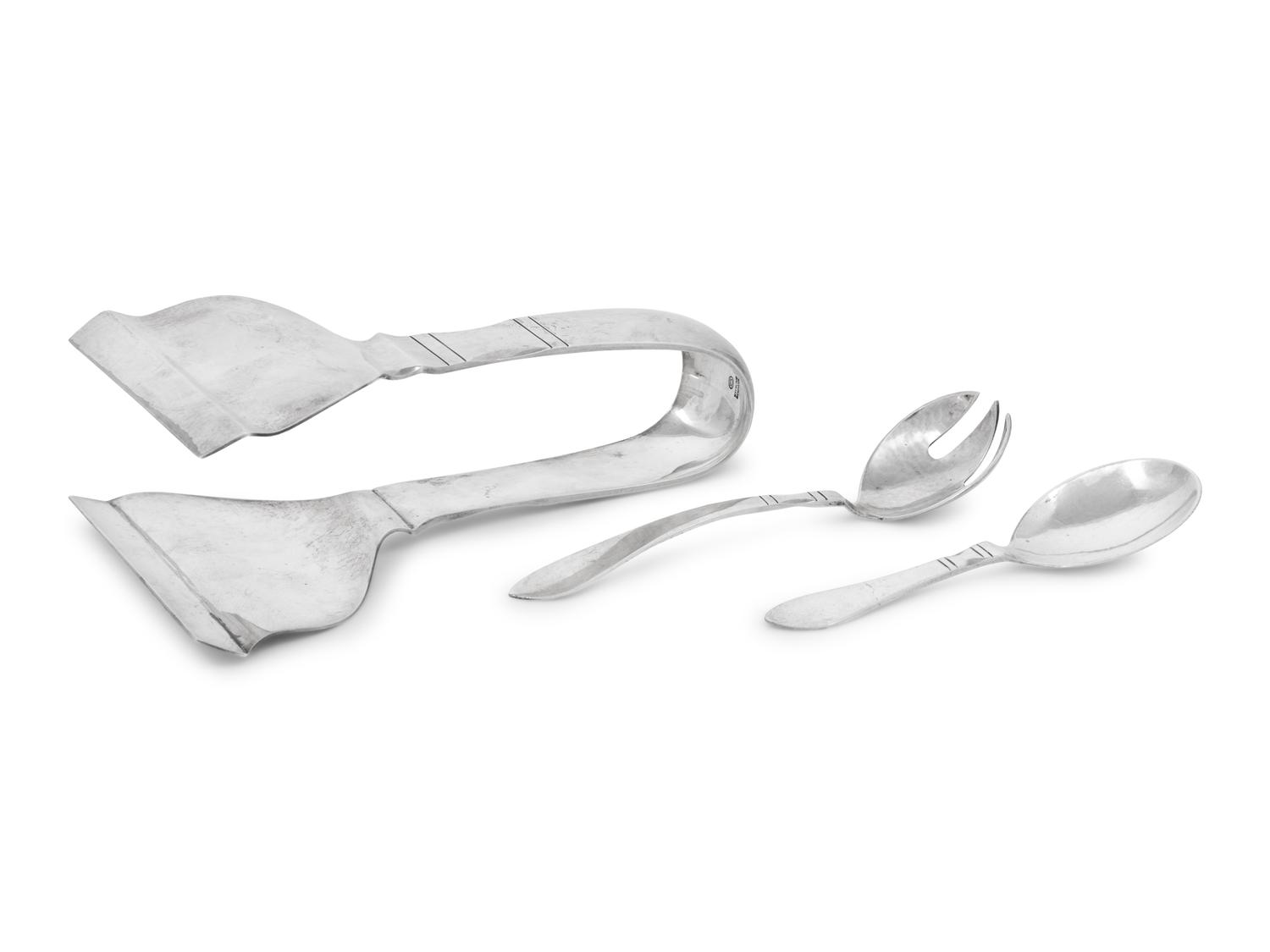 Three Georg Jensen Silver Continental P attern Serving Articles