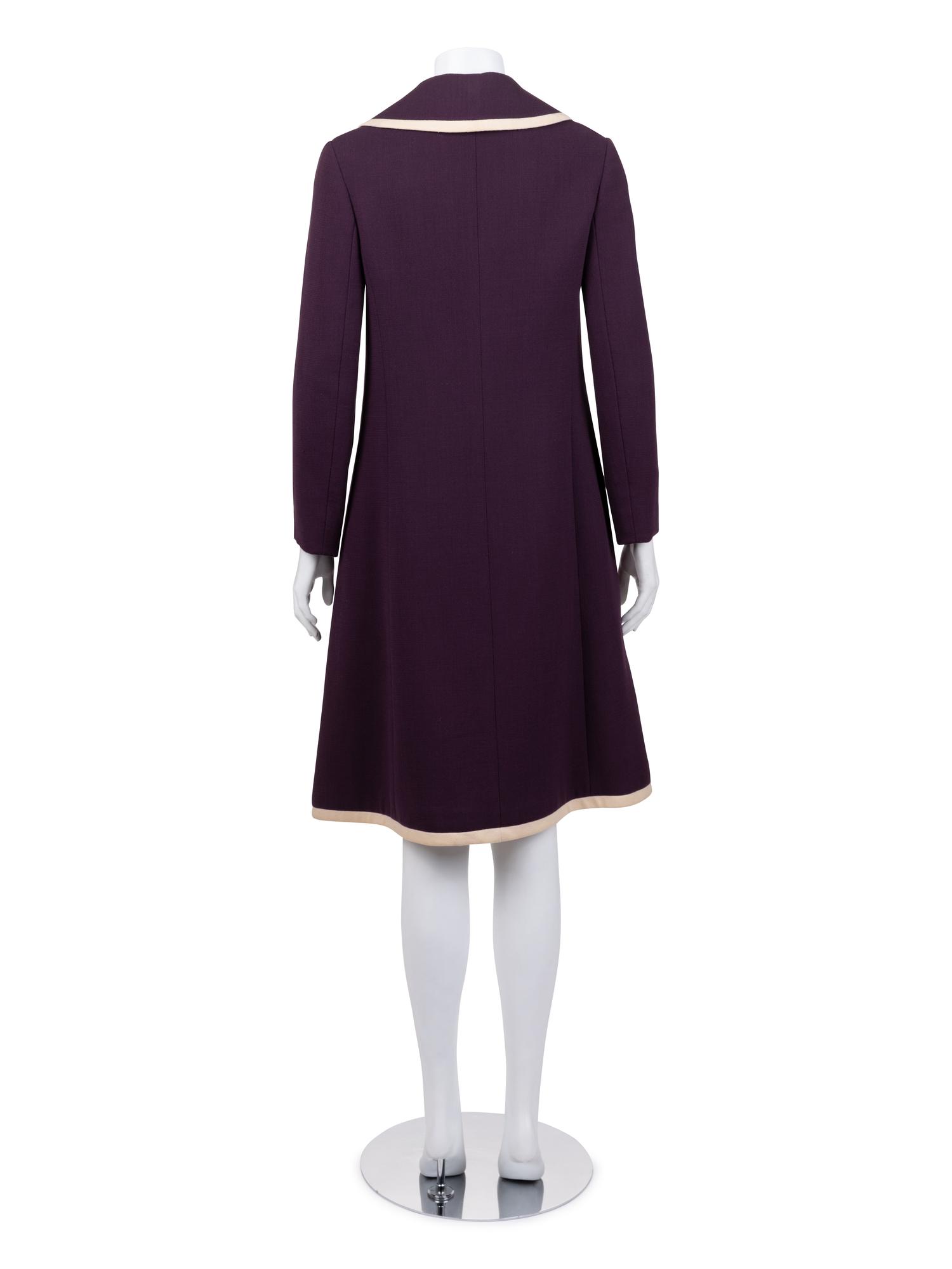 Pierre Cardin Wool Coat, 1960-70s