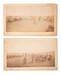 [NATIVE AMERICANS]. MOONEY, James (1861-1921), photographer. A collection of 10 photographs from Mooney’s pioneering investigations of the Ghost Dance and other Native American Circle Dances. Ca 1892-1893.