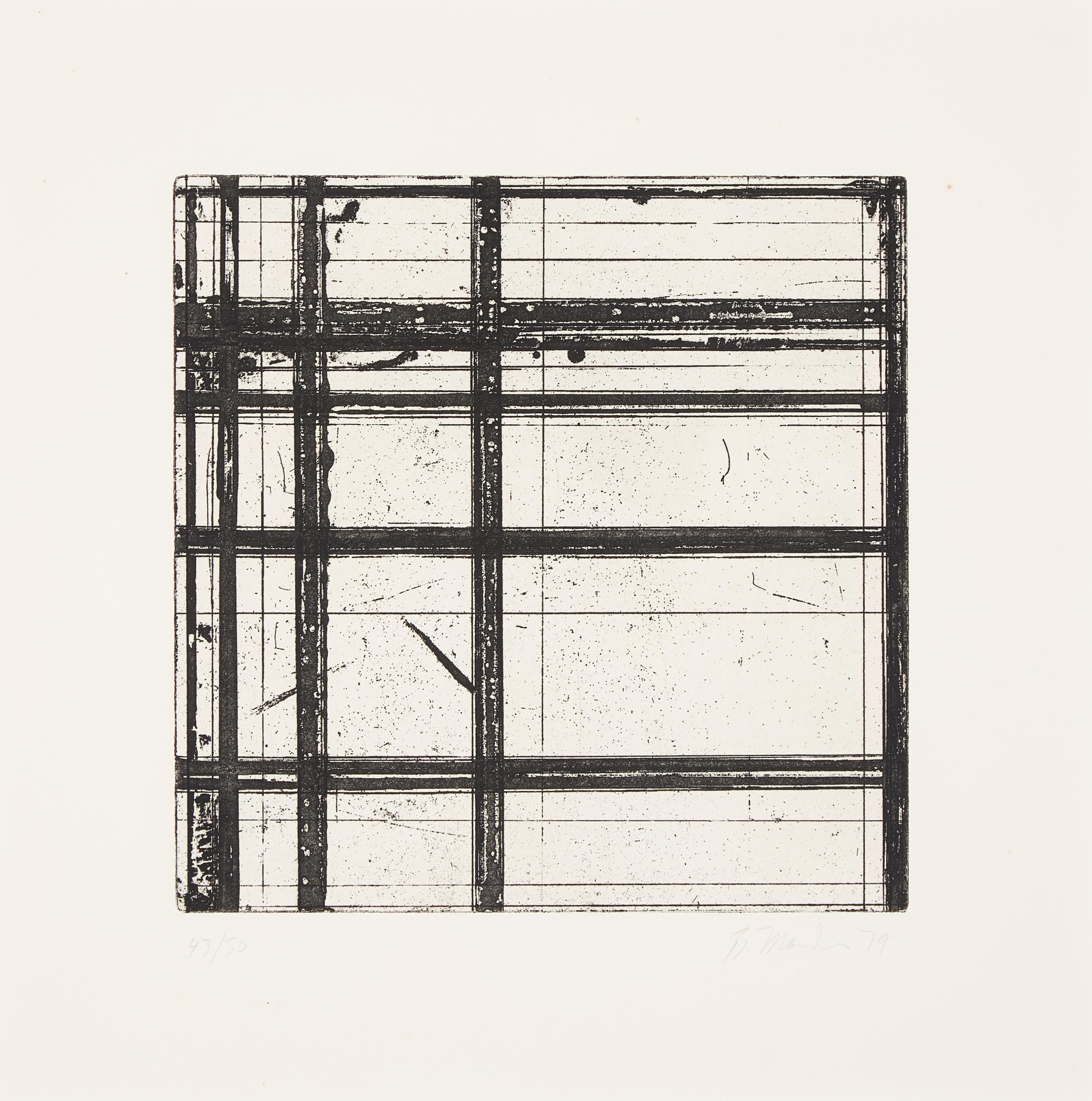 Brice Marden (American, 1938-2023) — Tiles : one plate, 1979