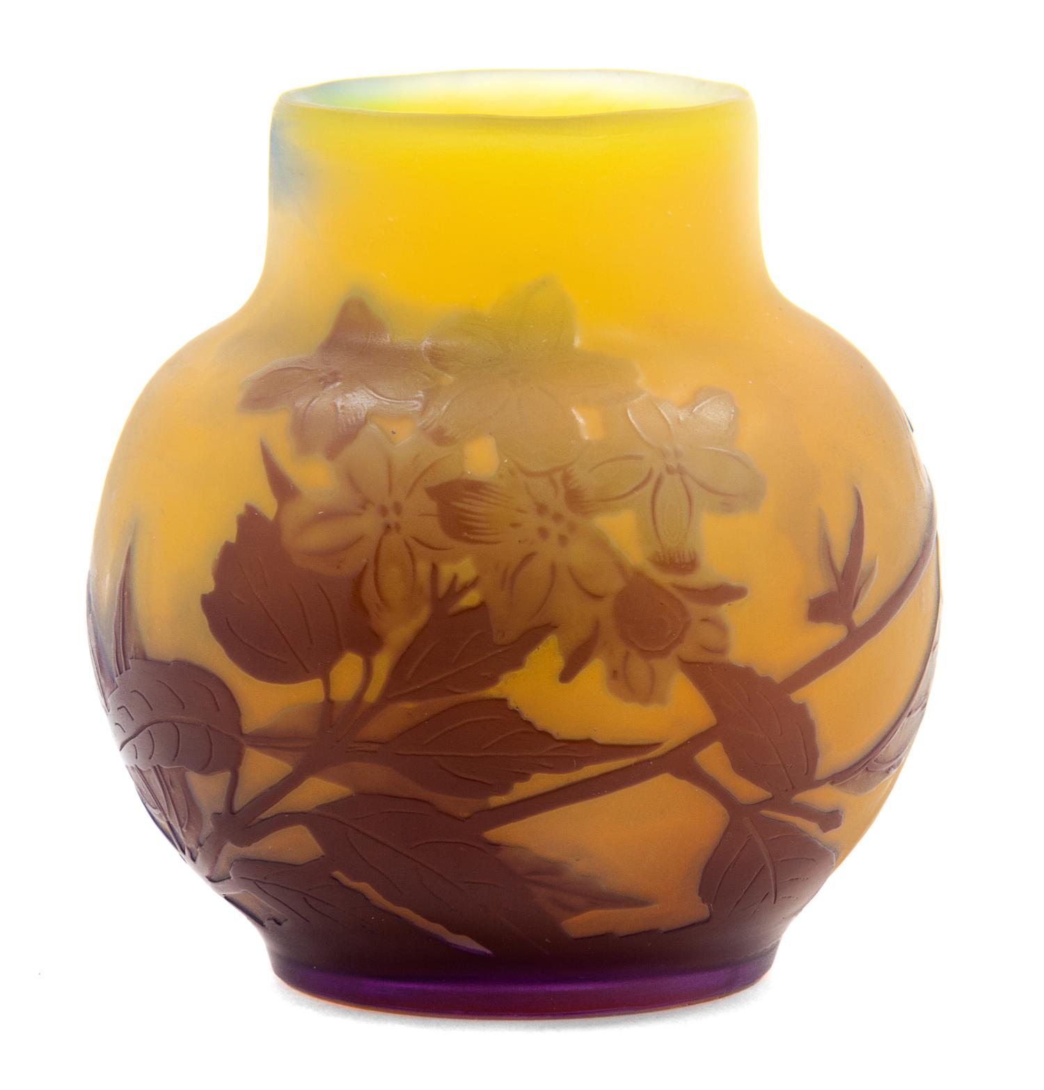 Emile Galle, (French, 1846-1904), Cameo Vase