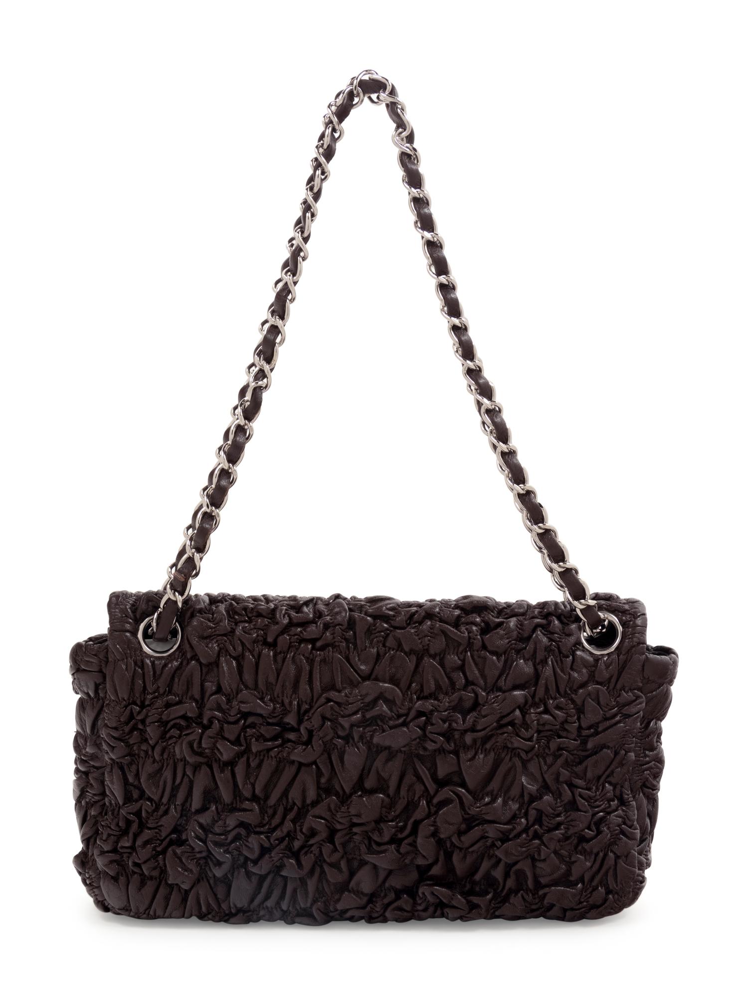 Chanel Ruched Leather Flap Bag, Fall 2007