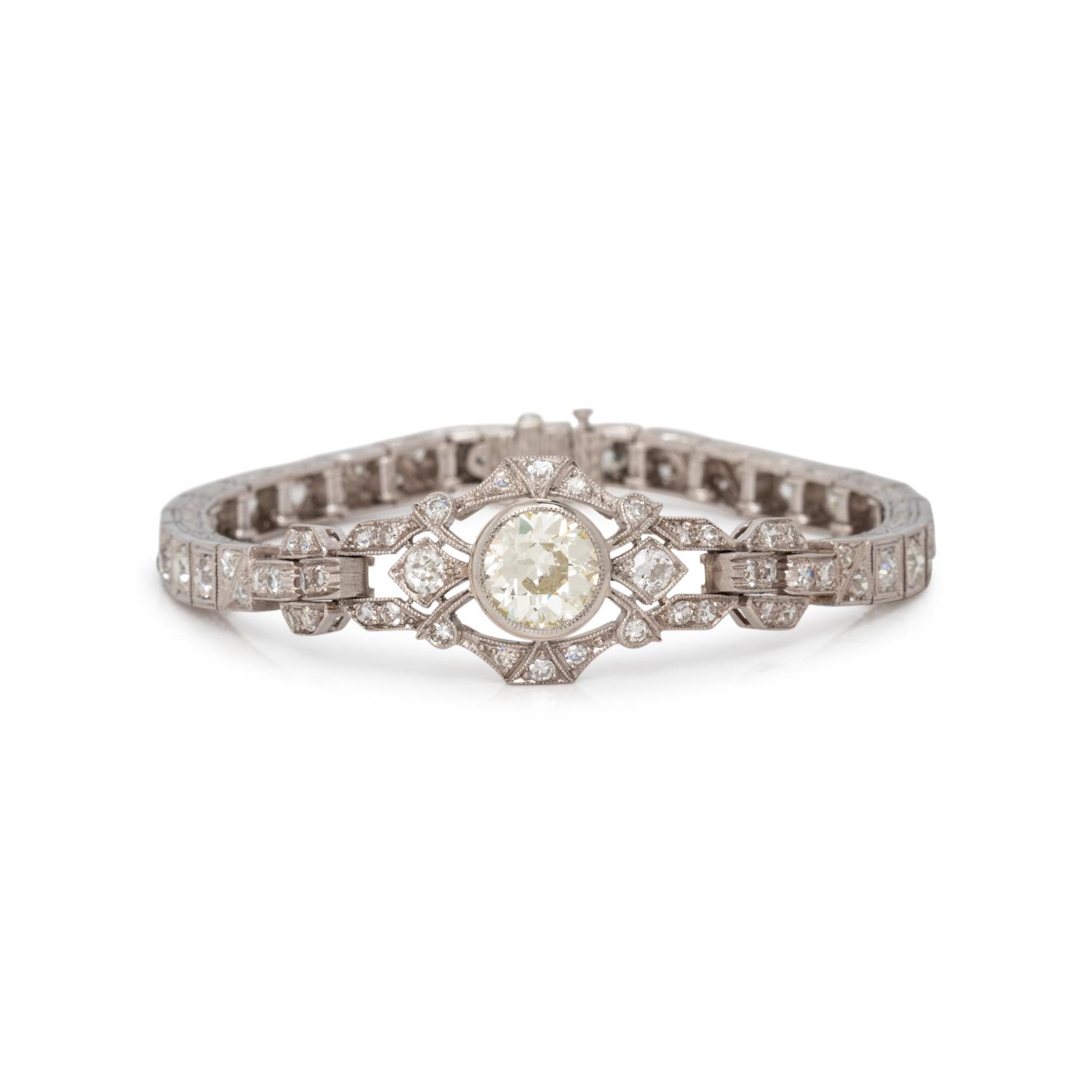 ANTIQUE, DIAMOND BRACELET