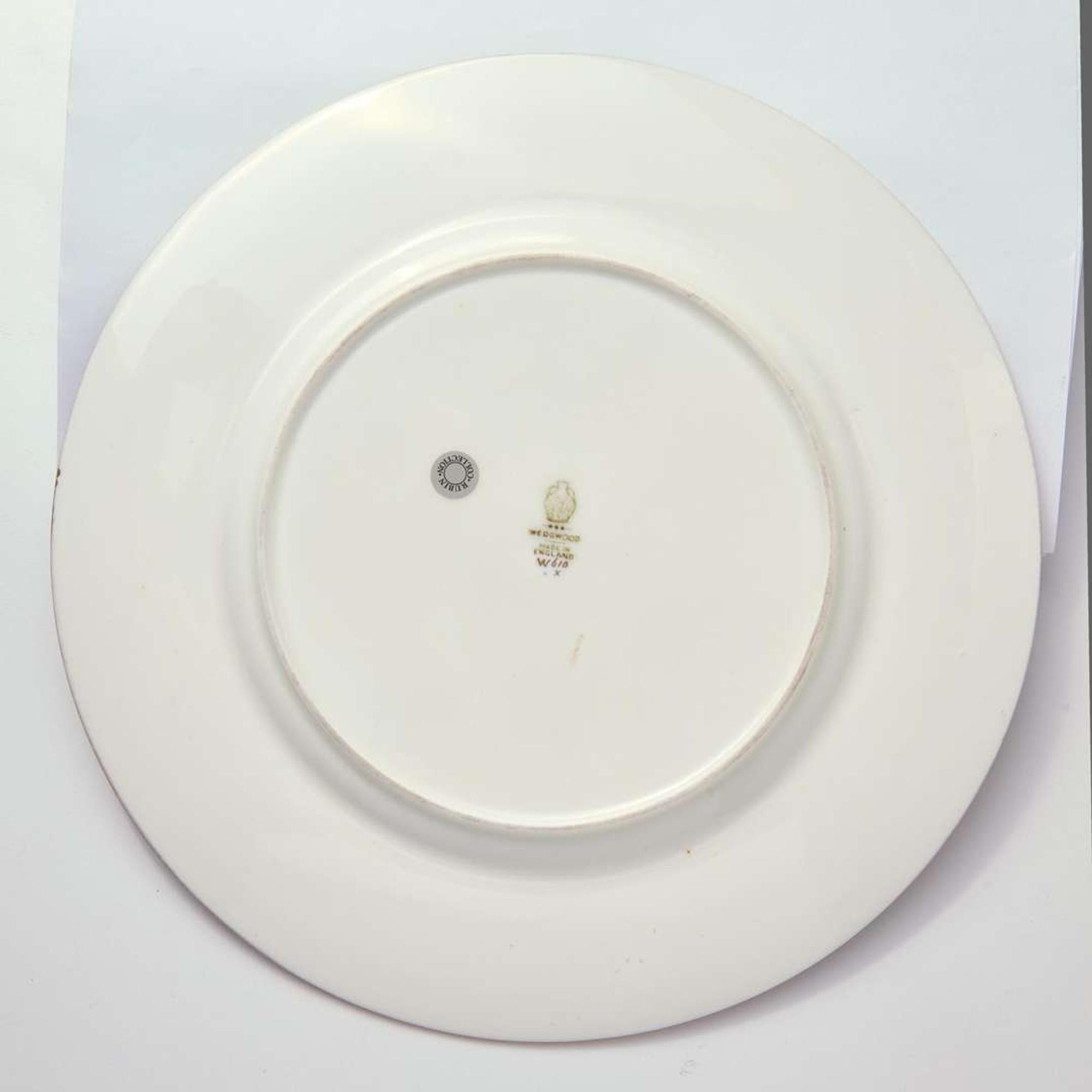 A Wedgwood Powder Blue Ground Plate UK, 1920s