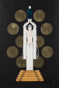 Emerald Vase I (White) and Emerald Vase II (Black) (two works)
