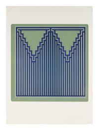 A Group of Six Prints ( Ladder Box; Multi Case; Vertical Screen; Drop Mitres; Quoined Chase; Mitred Matrix ), 1970