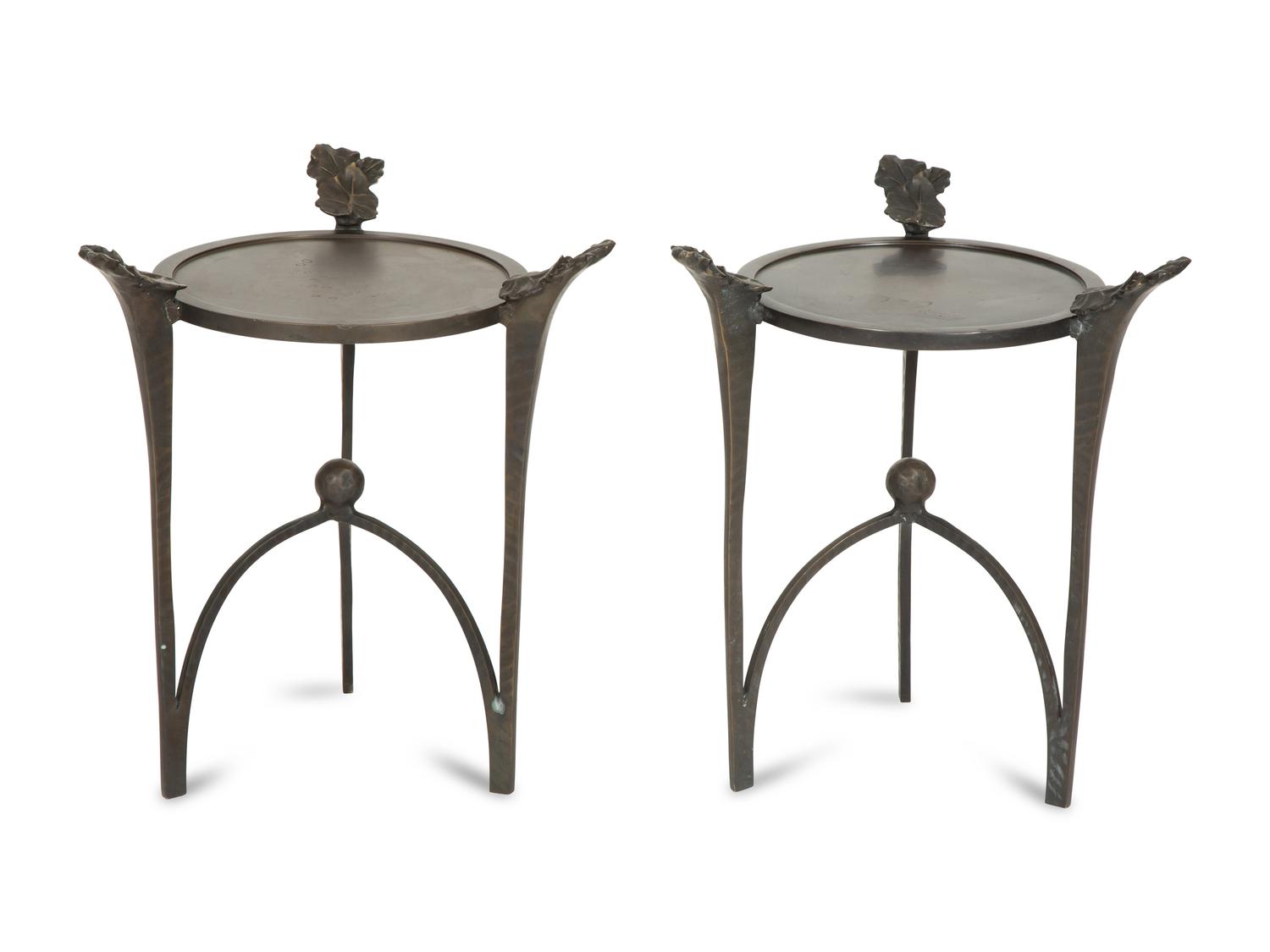 A Suite of Michael Taylor Arcadia Patinated Aluminum Outdoor Furniture