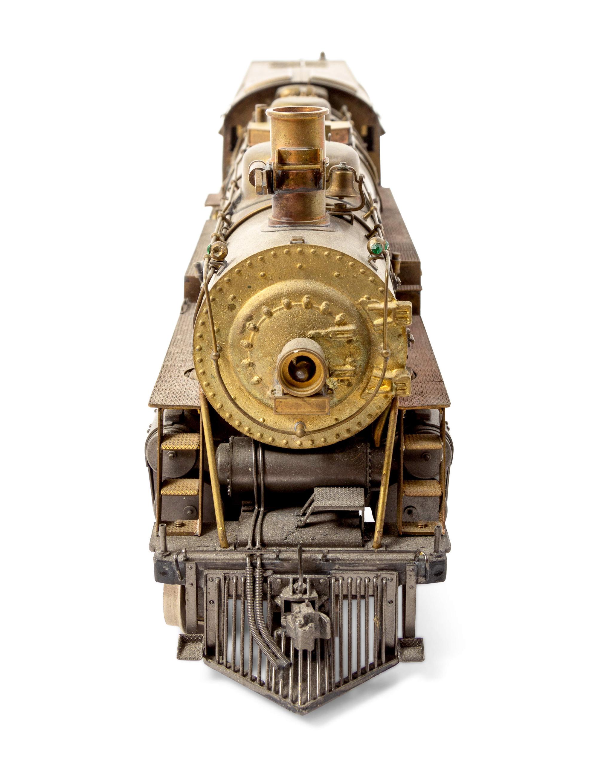 A KTM Brass O-Gauge 4-6-2 Locomotive and Tender