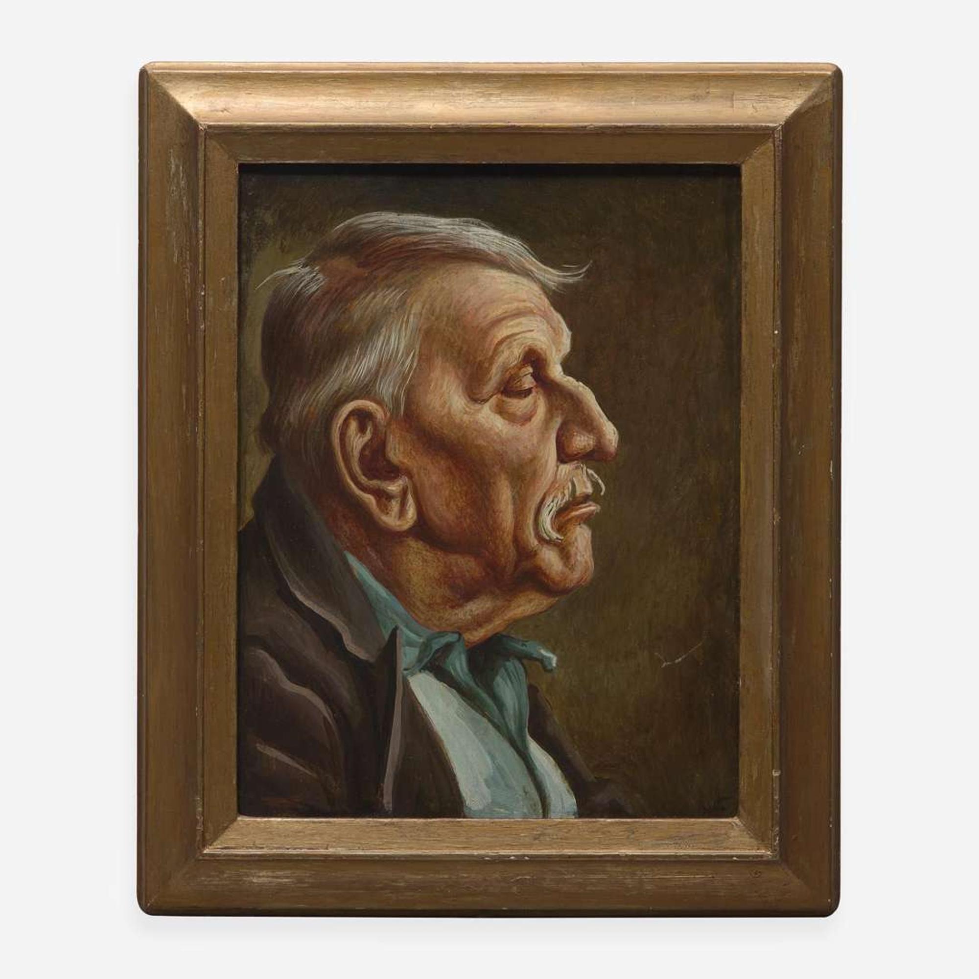 Thomas Hart Benton (American, 1889-1975) Portrait of the Old Guy