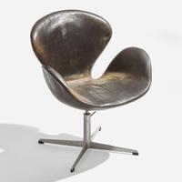 Arne Jacobsen (Danish, 1902-1971) Height Adjustable "Swan" Chair, Fritz Hansen, Denmark, designed 1958, the present lot circa late 1960s