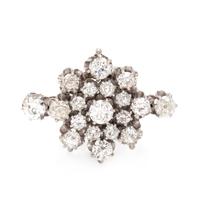 CONVERTIBLE WHITE GOLD AND DIAMOND BANGLE BRACELET