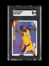 A Group of 1996-97 Fleer Ultra Kobe Bryant Rookie Basketball Cards,