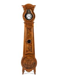 A French Walnut Tall Case Clock