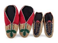 Haudenosaunee and Eastern Woodlands Child's Moccasins