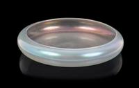 Steuben, FIRST HALF 20TH CENTURY, a Verre de Soie glass center bowl