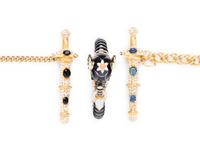 Four Costume Jewelry Pieces, Louis Vuitton and Kenneth Jay Lane