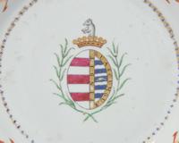 A group of seven Chinese Export porcelain tablewares from the "Silviera Service," made for the Portuguese Market, late 18th century