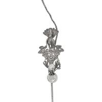 Four Silver Articulated Fish Fashion Accessories