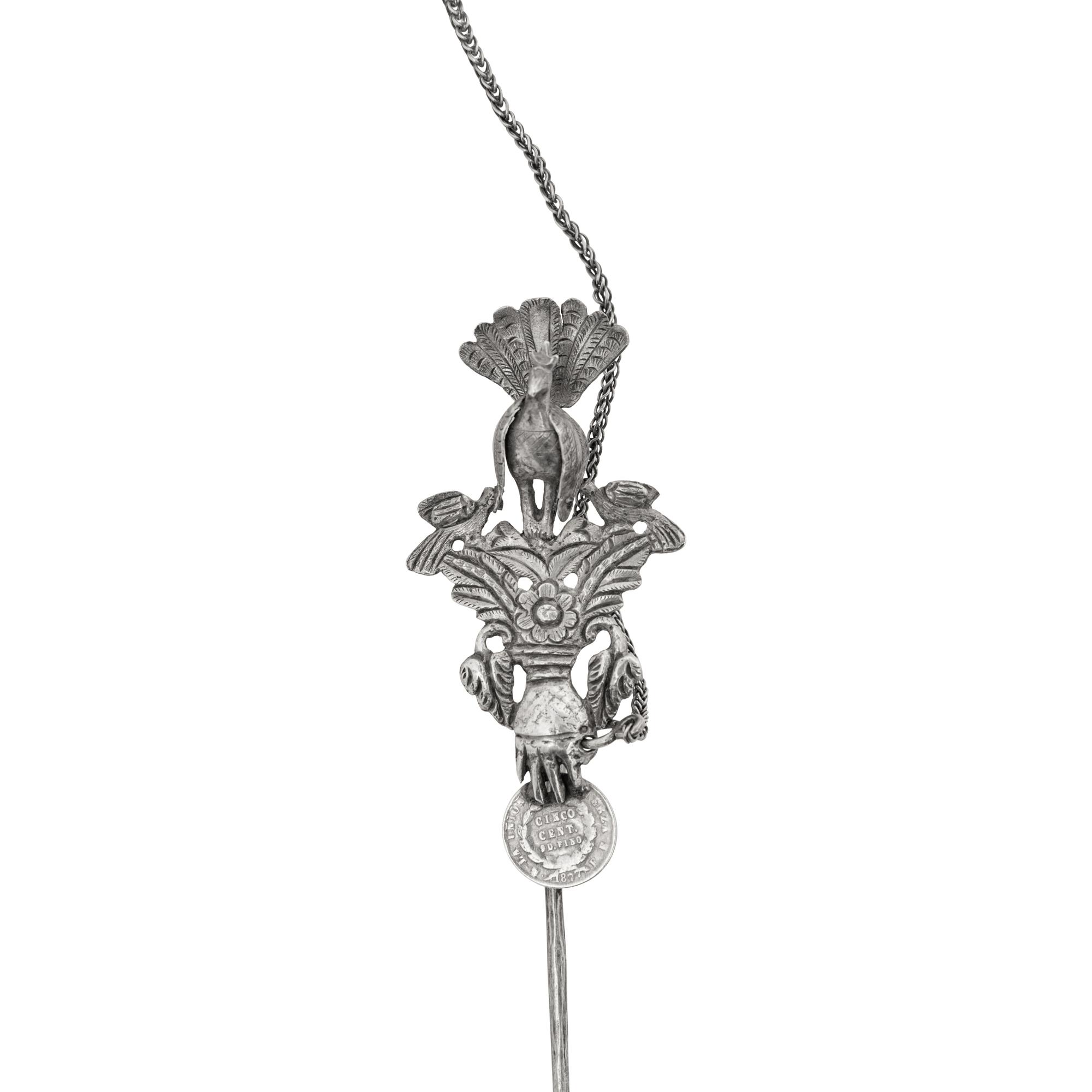 Four Silver Articulated Fish Fashion Accessories