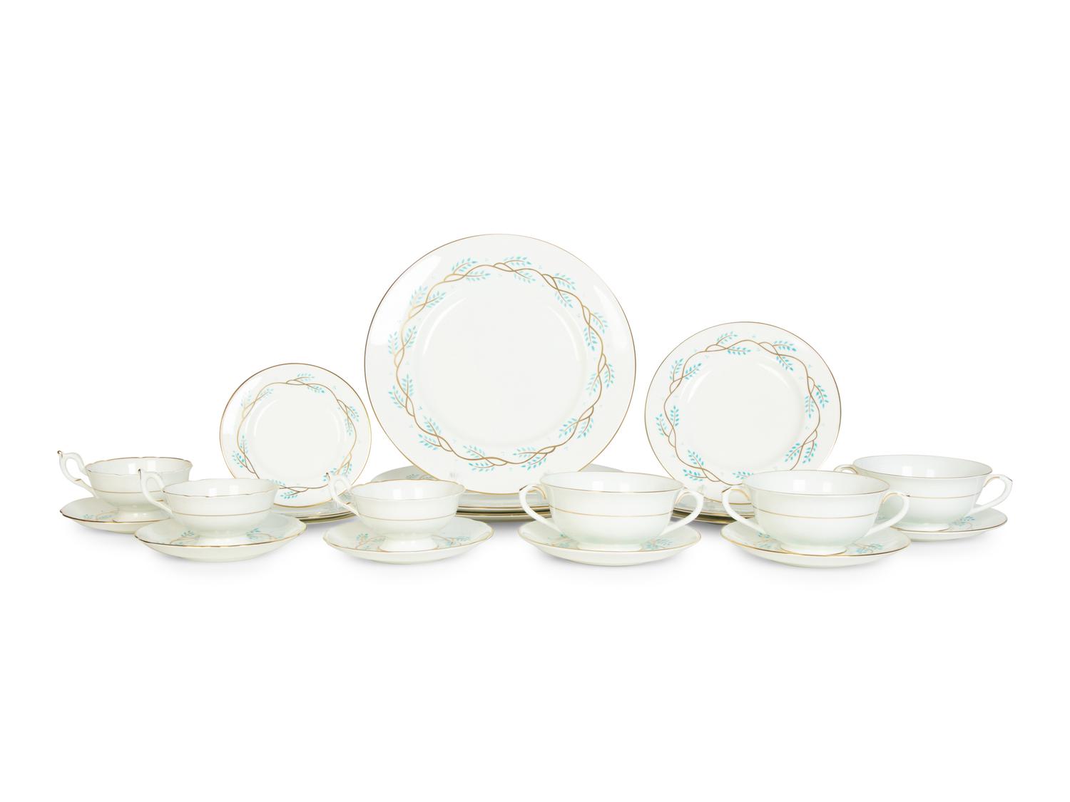 A Coalport Porcelain Encore Dinner Service
