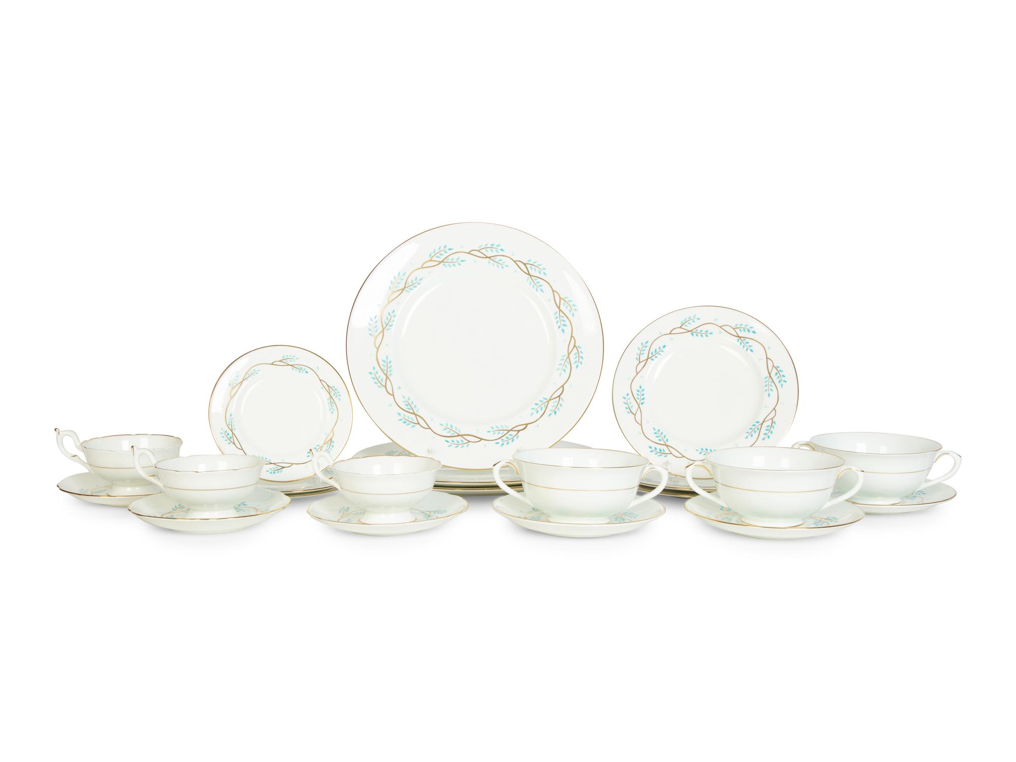 A Coalport Porcelain Encore Dinner Service