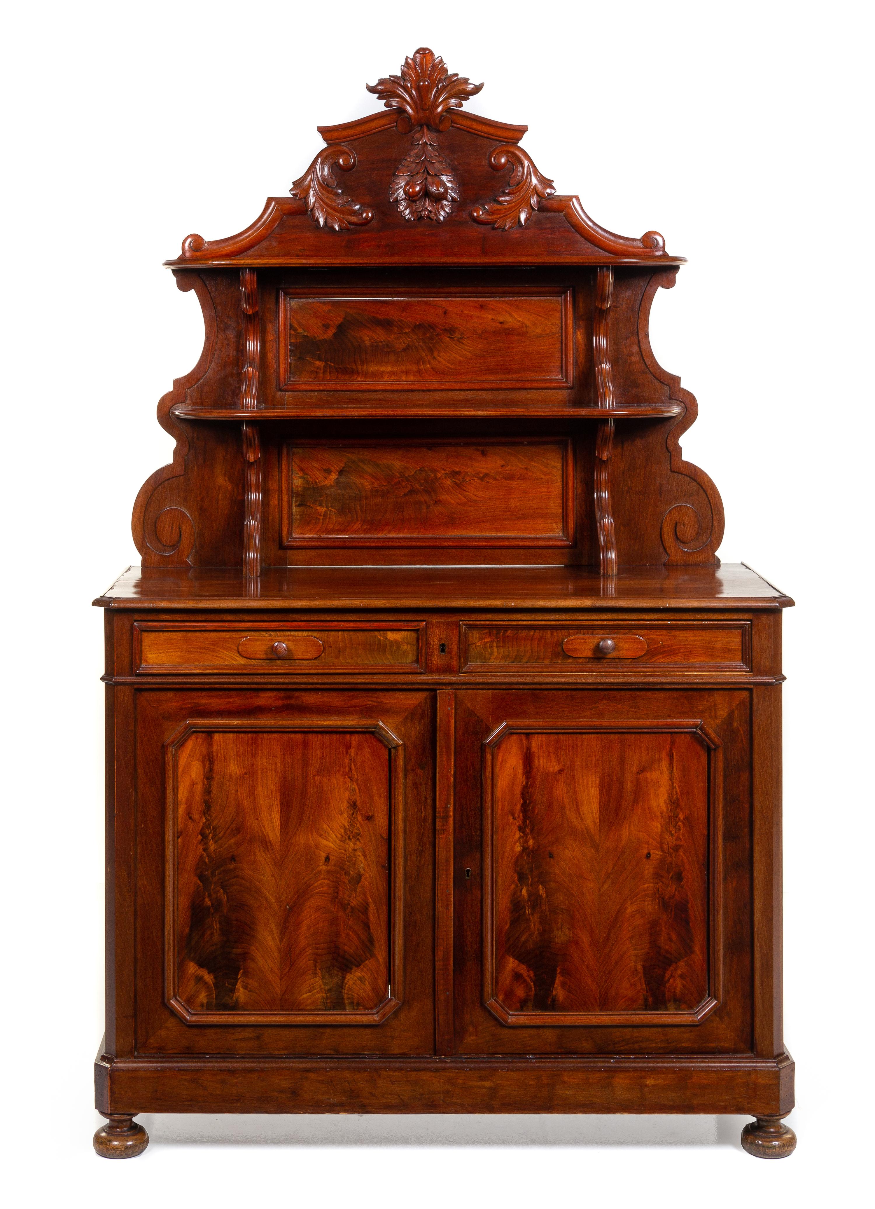 A Victorian Walnut Server