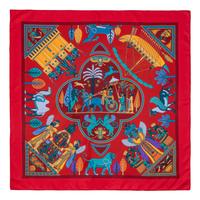 Two Hermès 90cm Silk Scarf, Carré