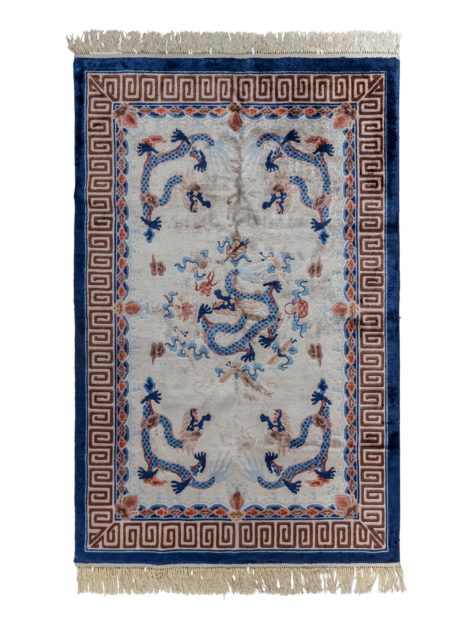 A Chinese Silk Rug