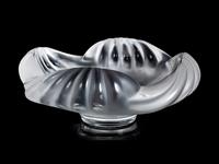 A Lalique Molded and Frosted Glass Bowl