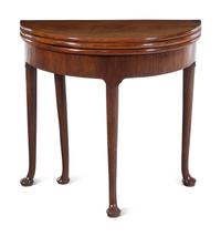 A George III Mahogany Flip-Top Table