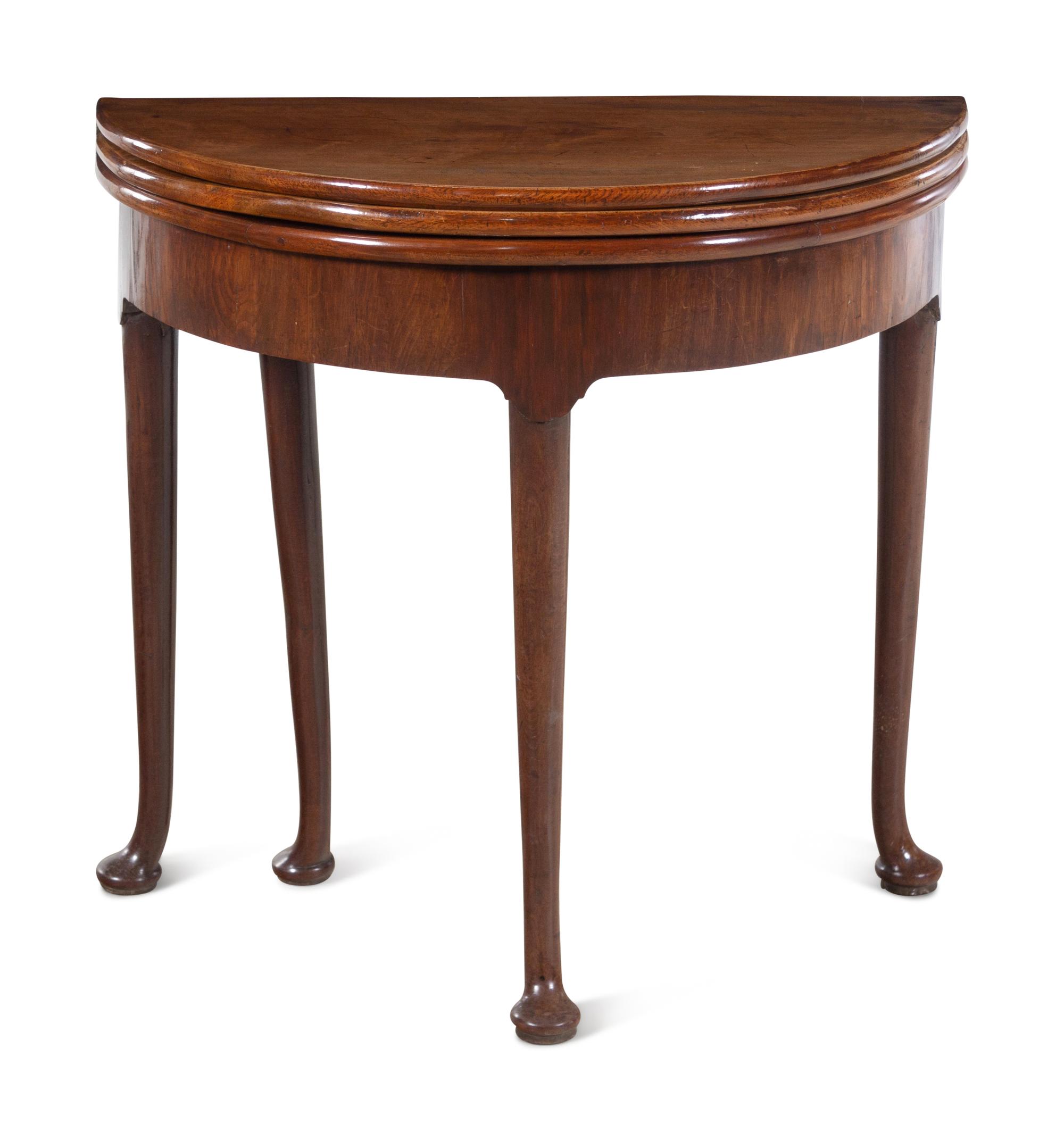 A George III Mahogany Flip-Top Table