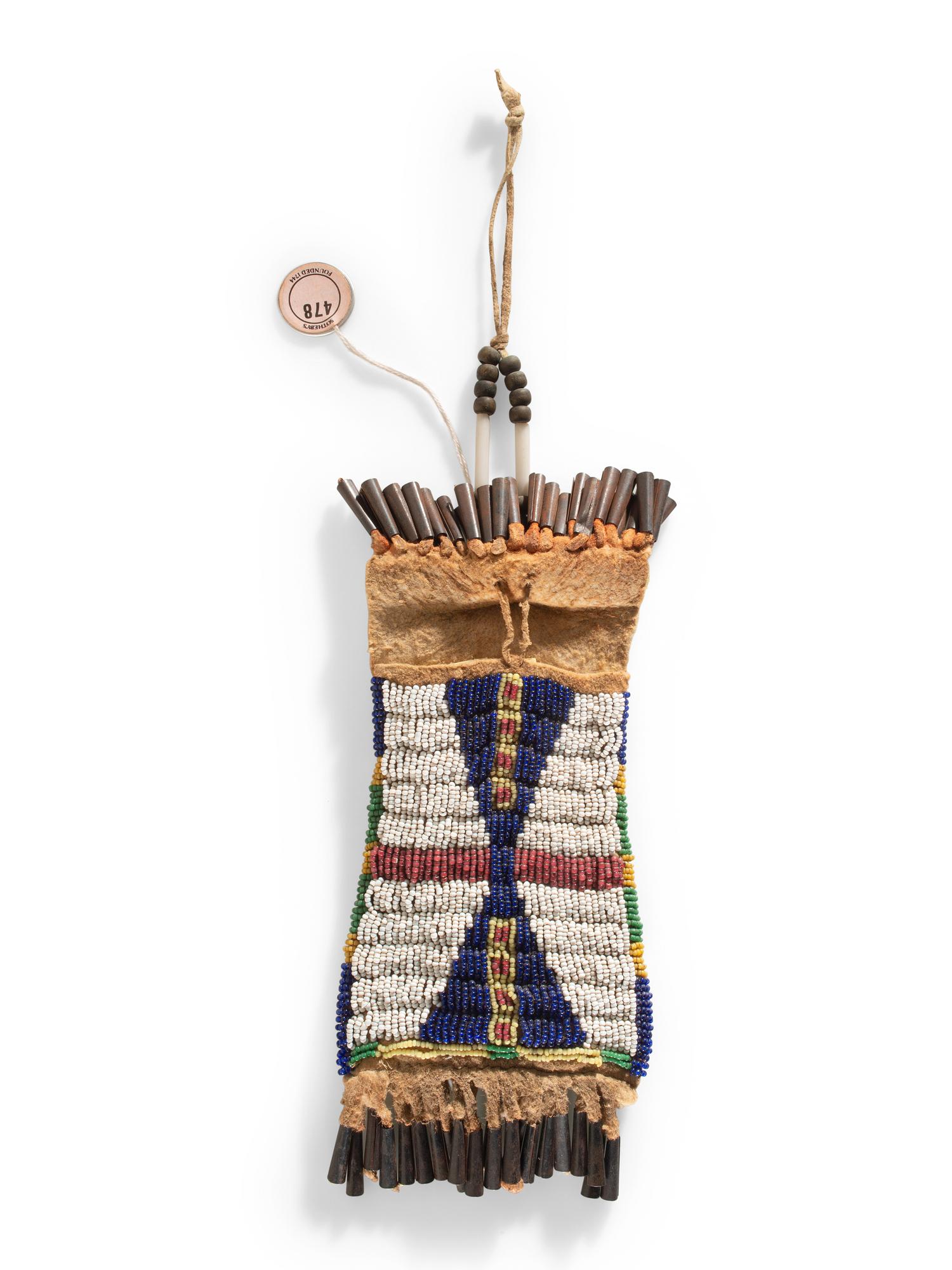 Northern Plains Beaded Hide Strike-a-Light Bag