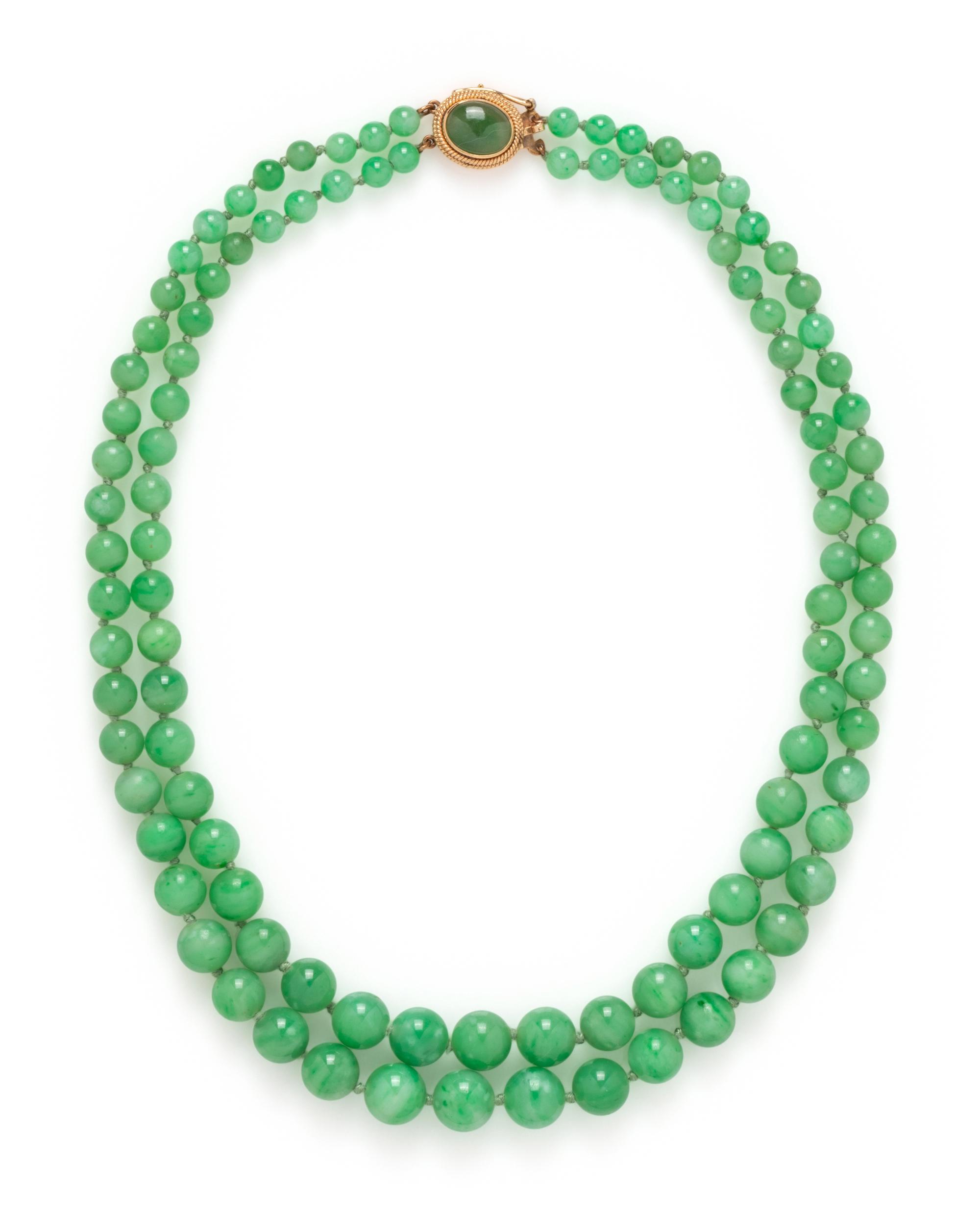 JADE BEAD NECKLACE