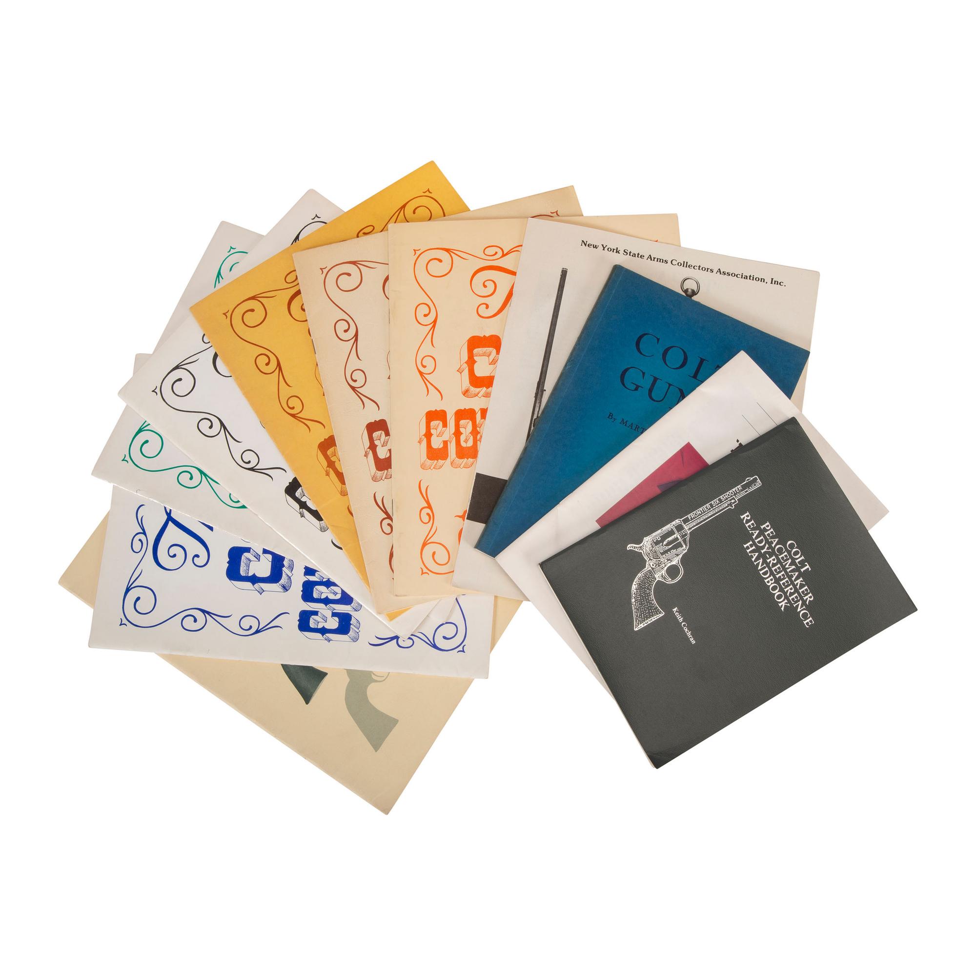 Collection of Colt Firearms Reference Books
