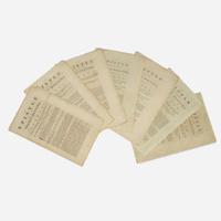 [African Americana] Group of Seven 18th Century Epistles from the London Yearly-Meetings